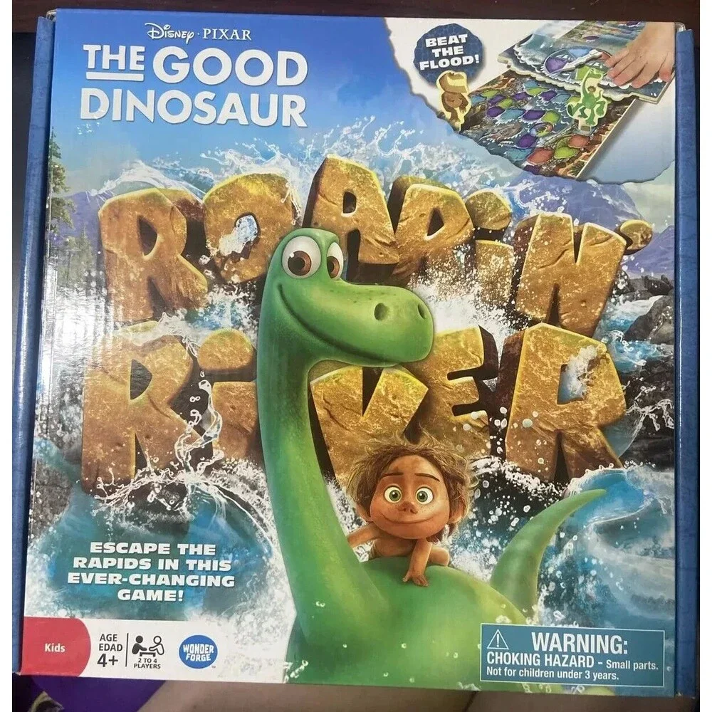 The Good Dinosaur Roarin River Board Game Family Game Night Ages 4+ Disney Pixar